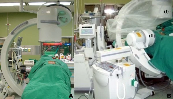 Outpatient spine procedure room prepared for kyphoplasty treatment in Chandler, AZ