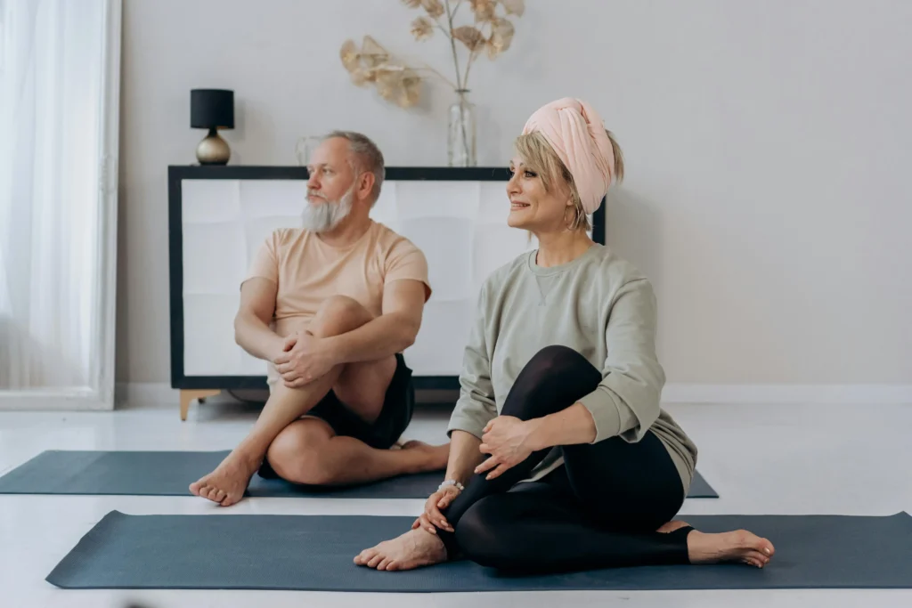 Man with diabetic nerve pain after using treatment for diabetes neuropathy