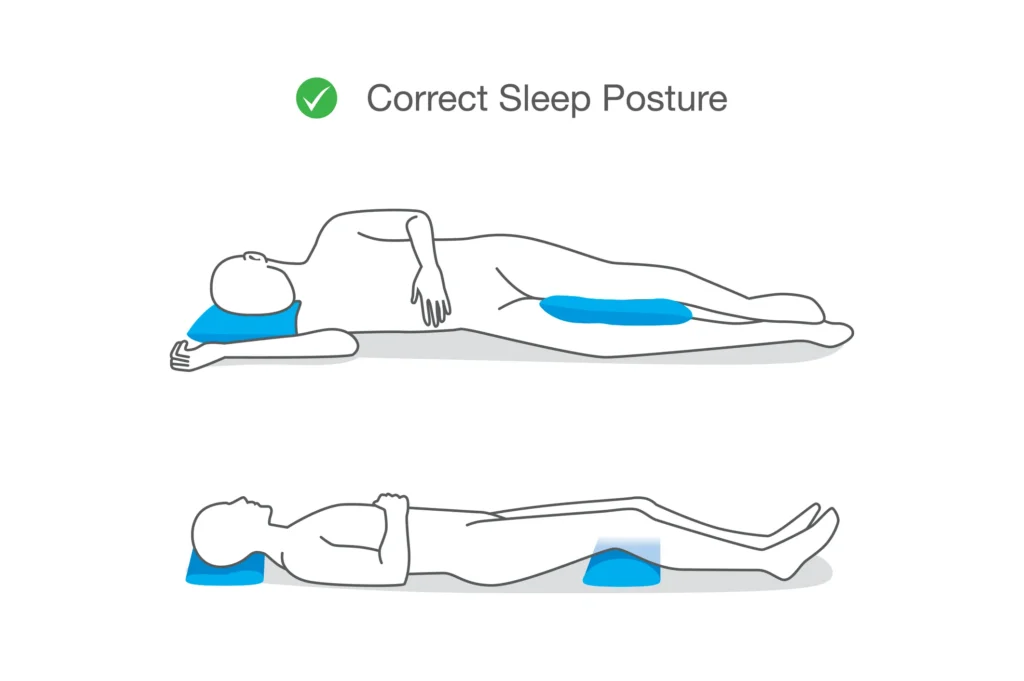 Demonstration of Healthy Sleep Posture